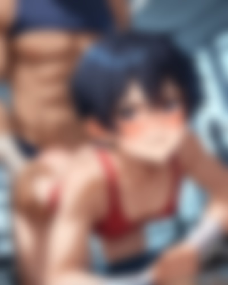 Wrestling match with Leilani the Lesbian(?) AI image