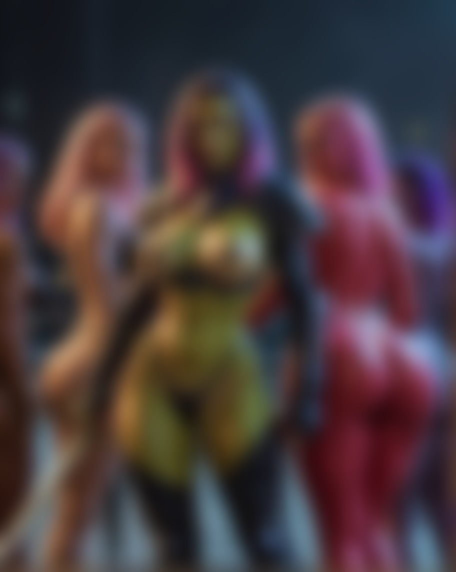 Alien huntress's AI image