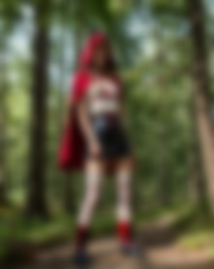 Little Red Riding Hood AI image