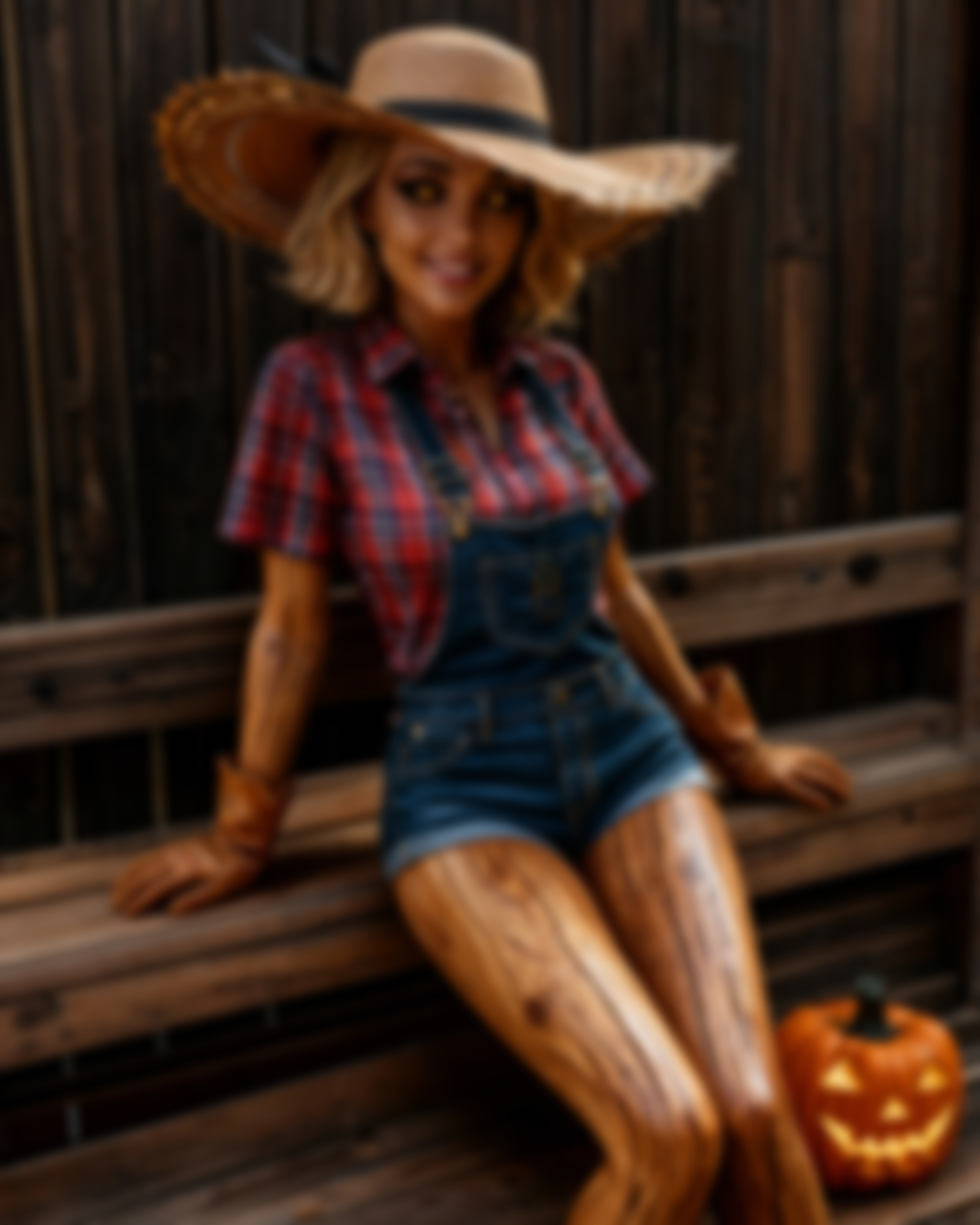 Cornelia, the Scarecrow AI image