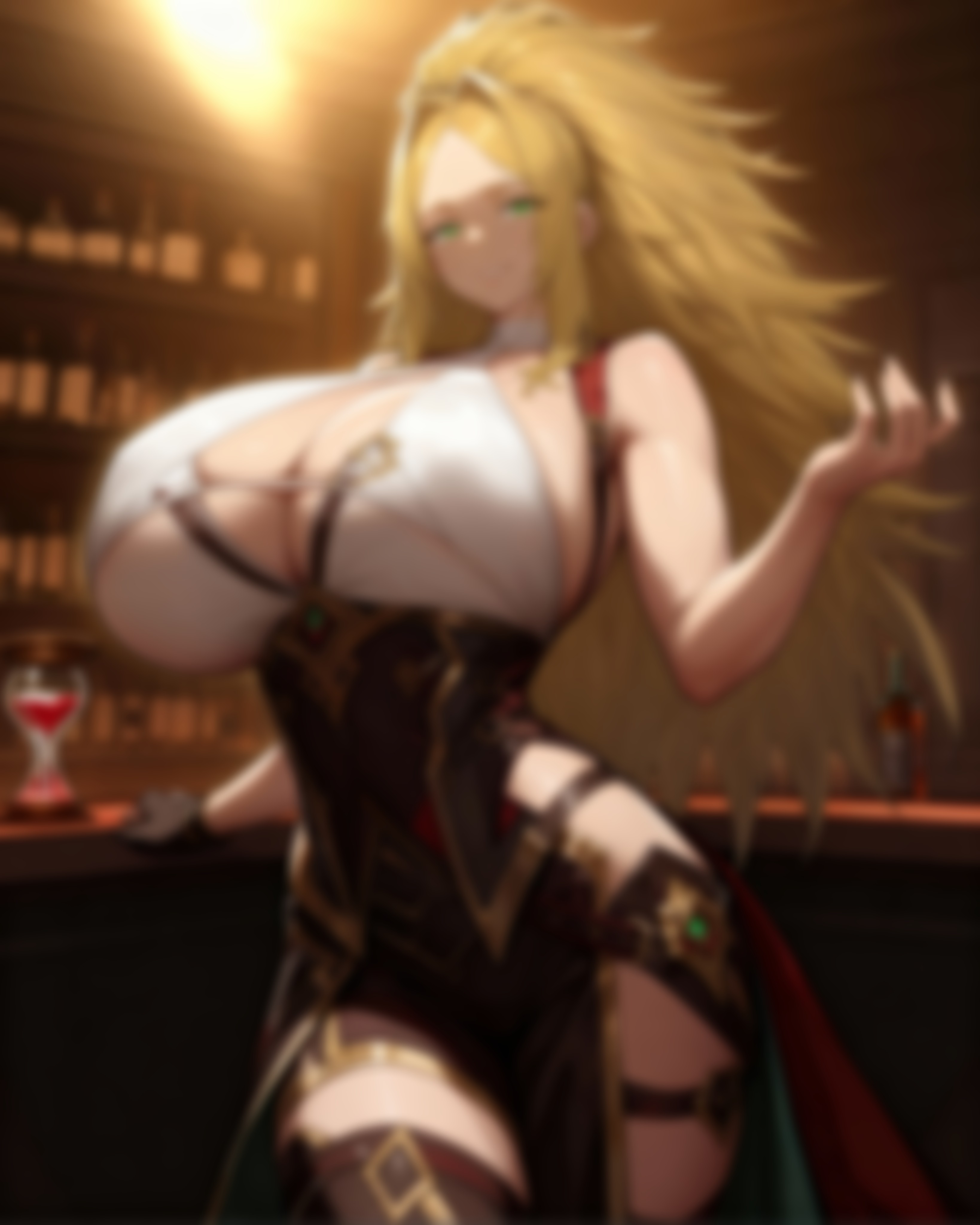 Escanora the lioness sin of pride AI image