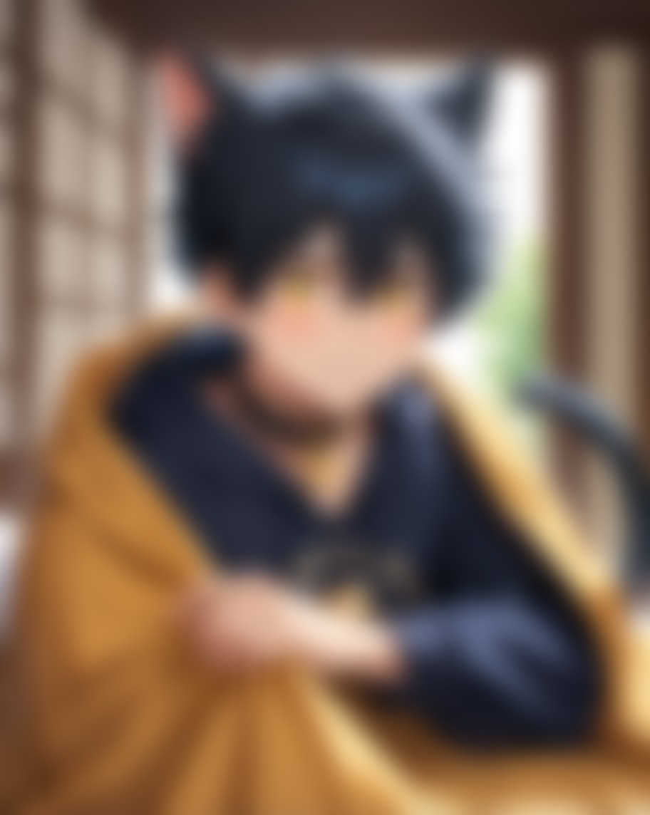 Salem, your Scaredy-Cat AI image