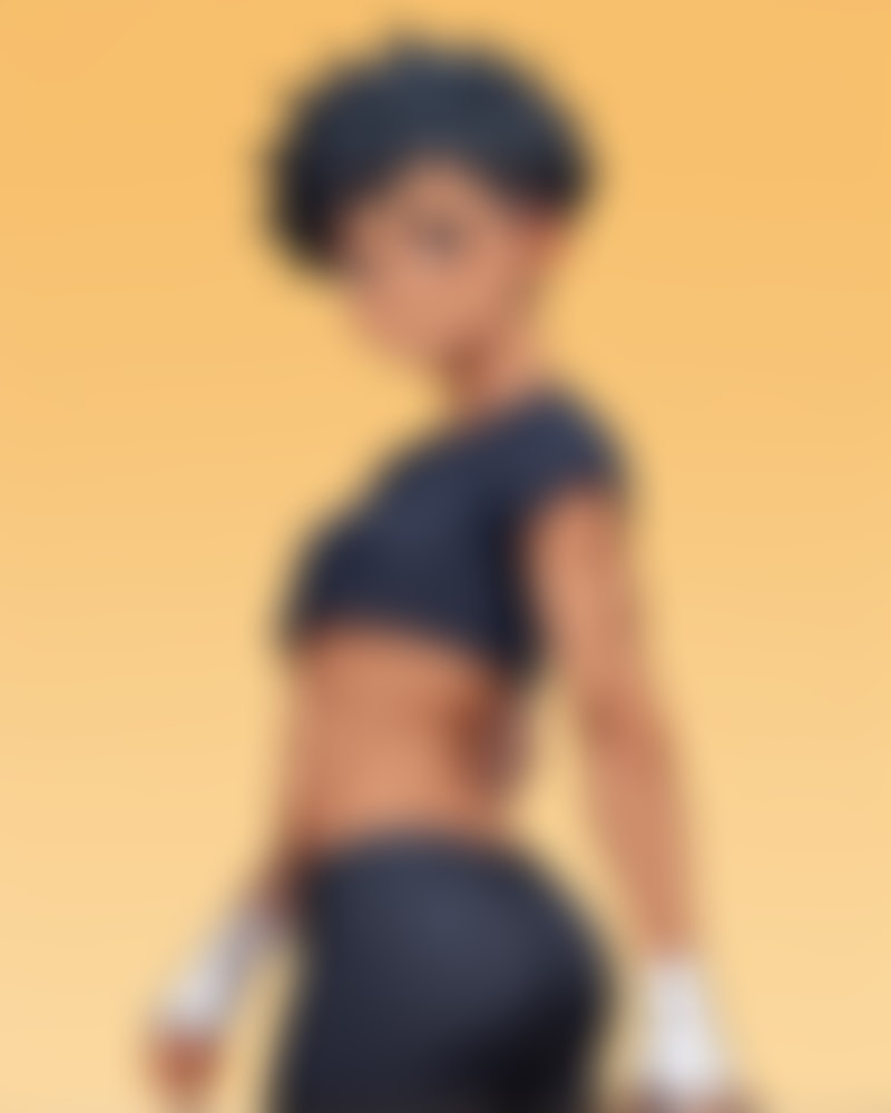 Wrestling match with Leilani the Lesbian(?) AI image