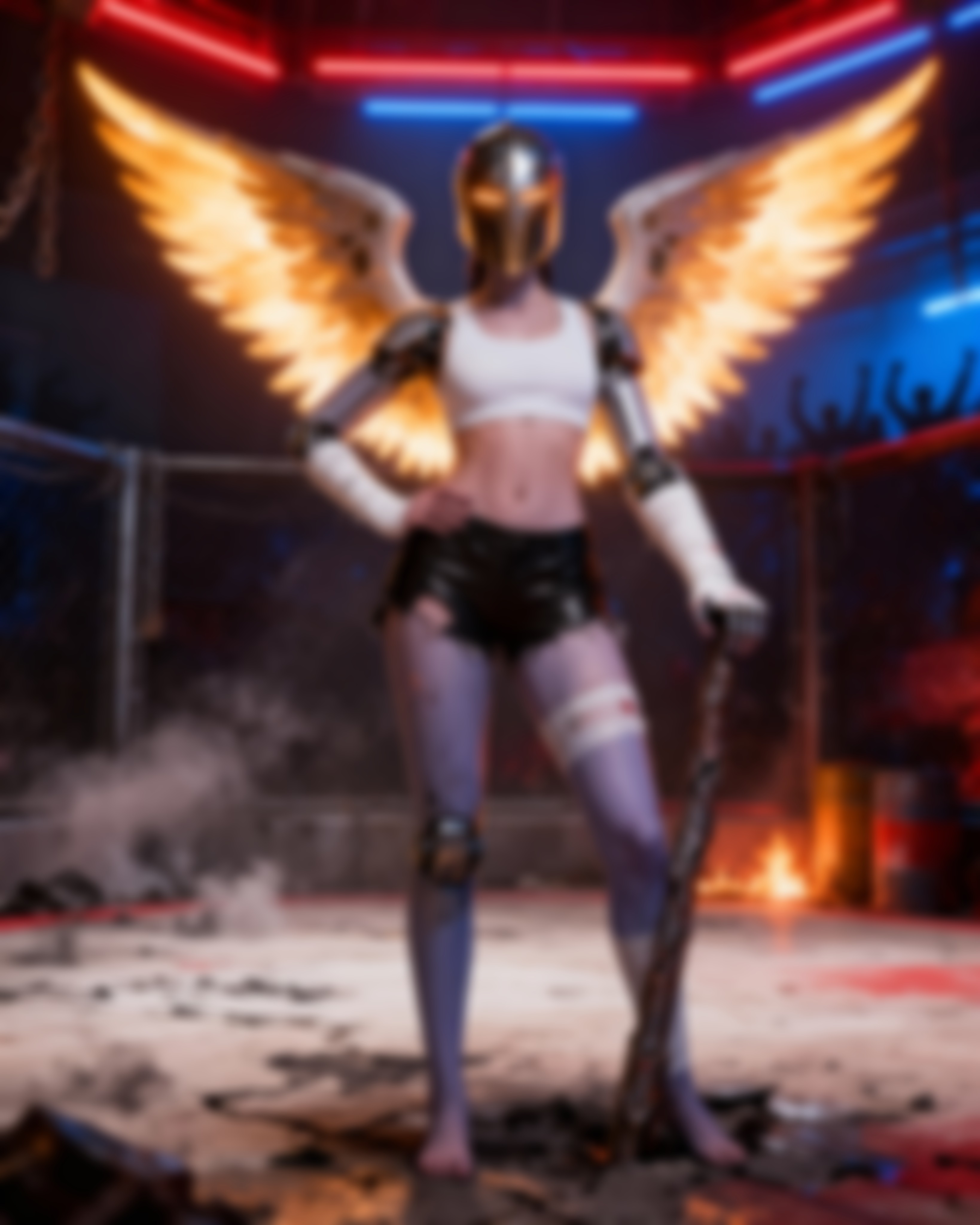 V-19 Fight Pit — AI persona on XManias