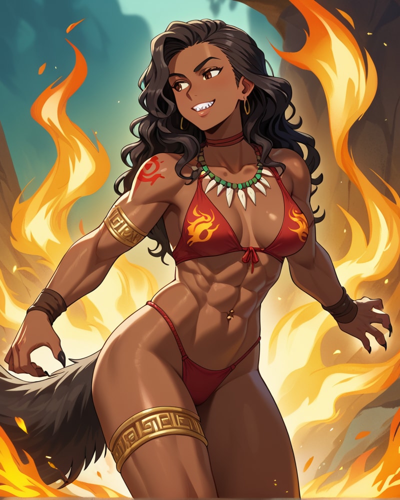 Akira Flameheart AI image