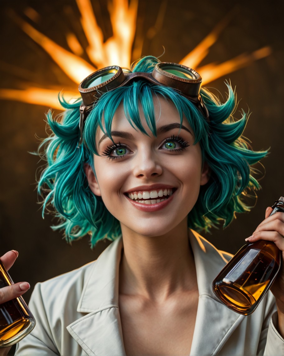 Dr. Francine Stein, the Mad Scientist AI image