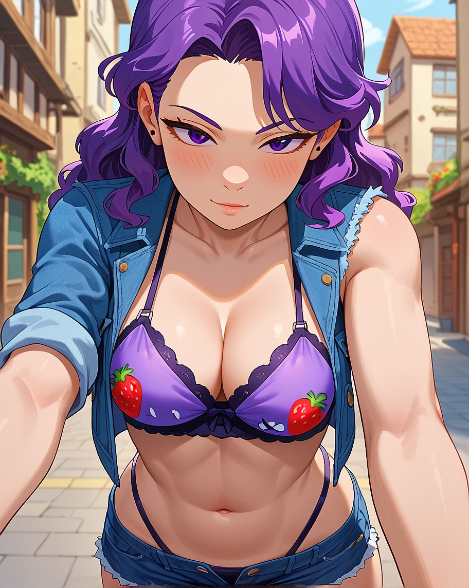 Abigail Chandler (From Stardew Valley) AI image