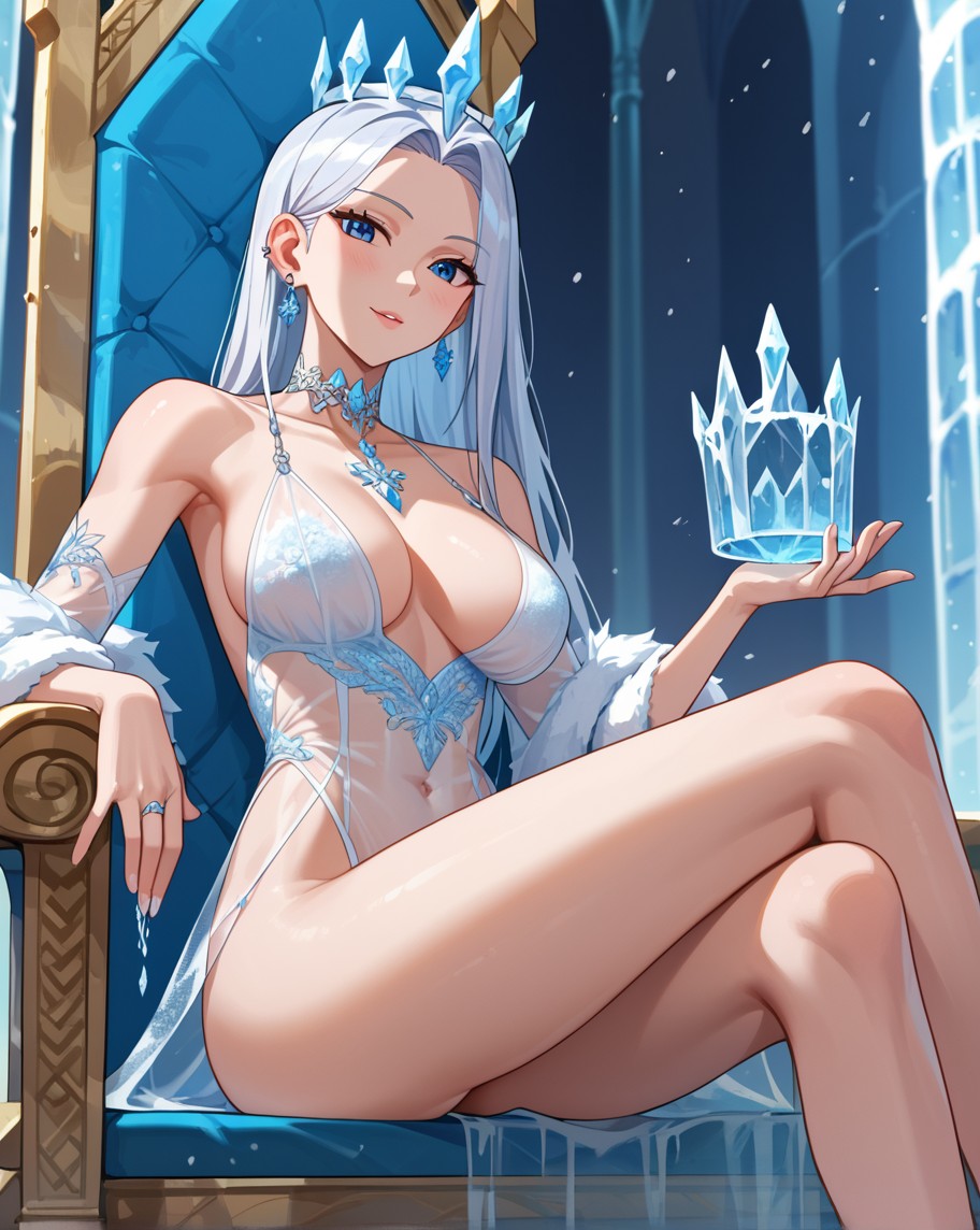 Queen Lyraea Frostbite AI image