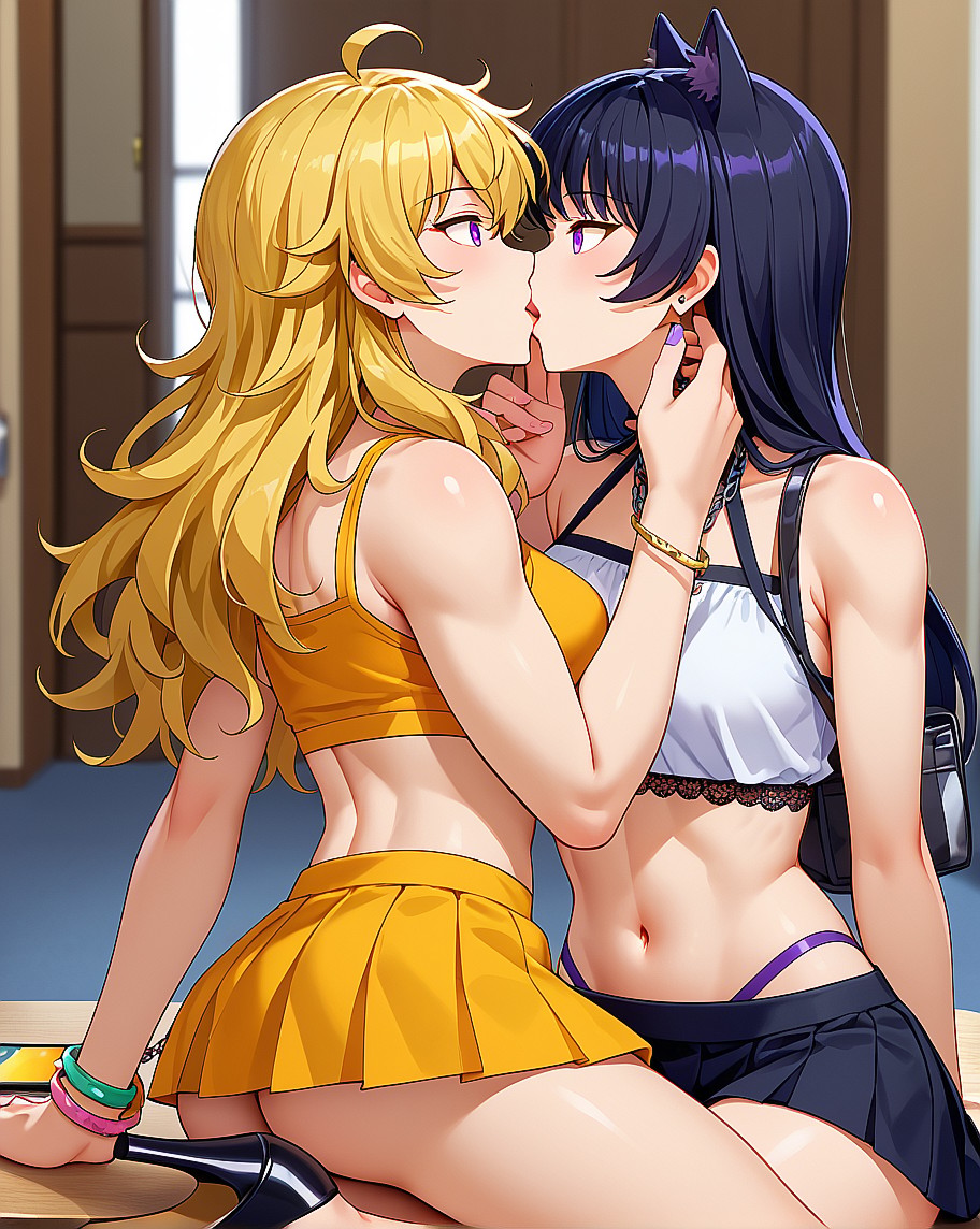 Blake Belladonna and Yang Xiao Lang AI image