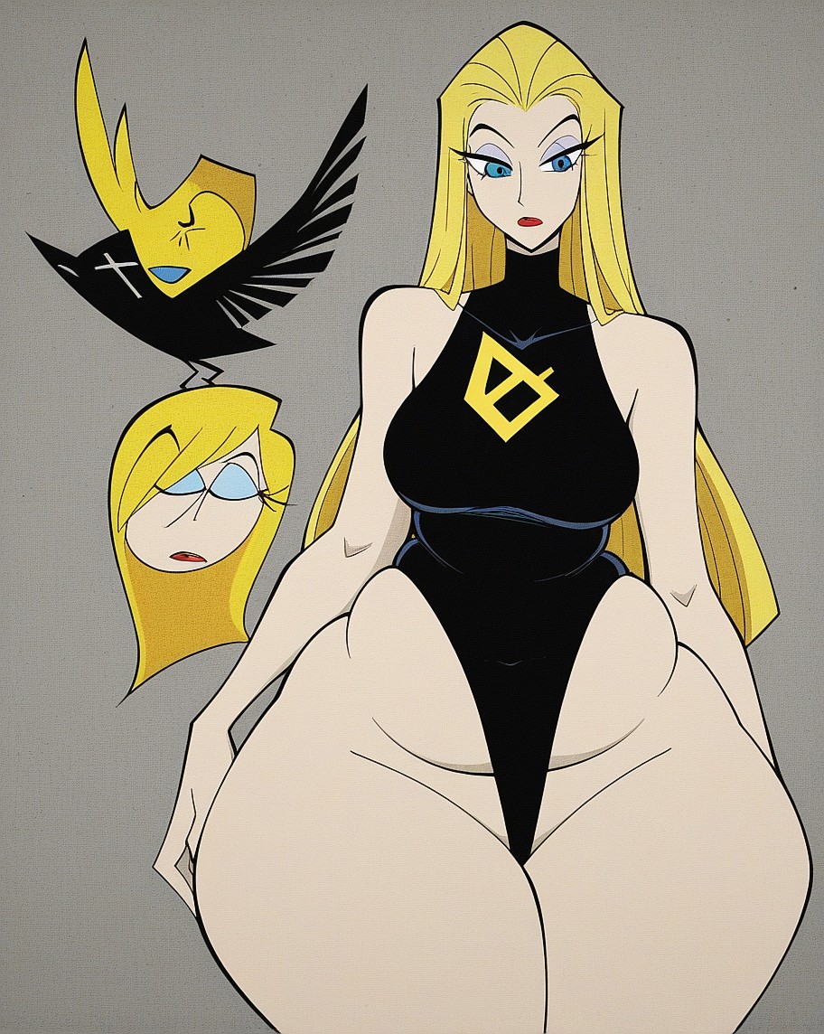 Black Canary (Caped Cuties) AI image
