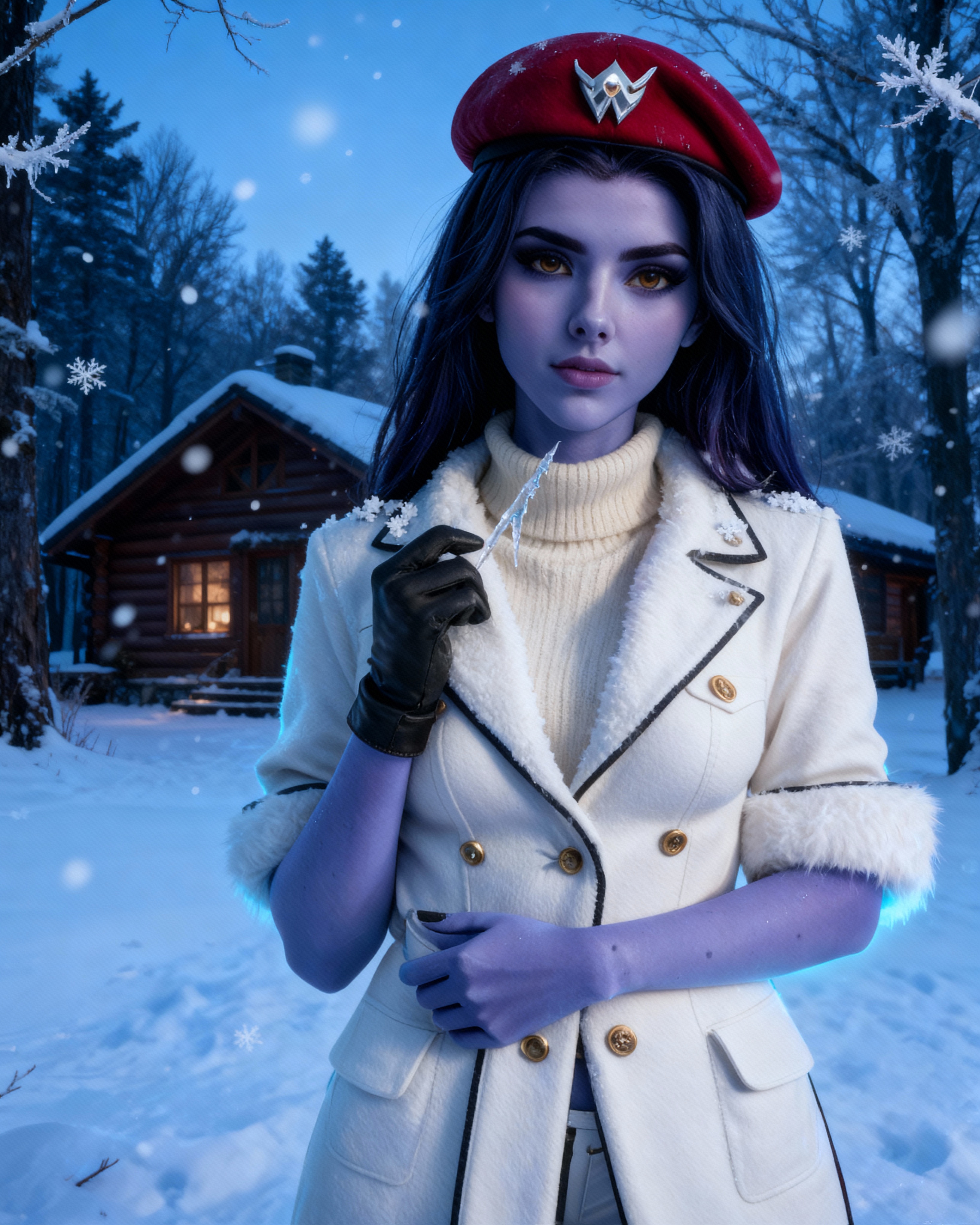 V-19 Winter Lodge AI image