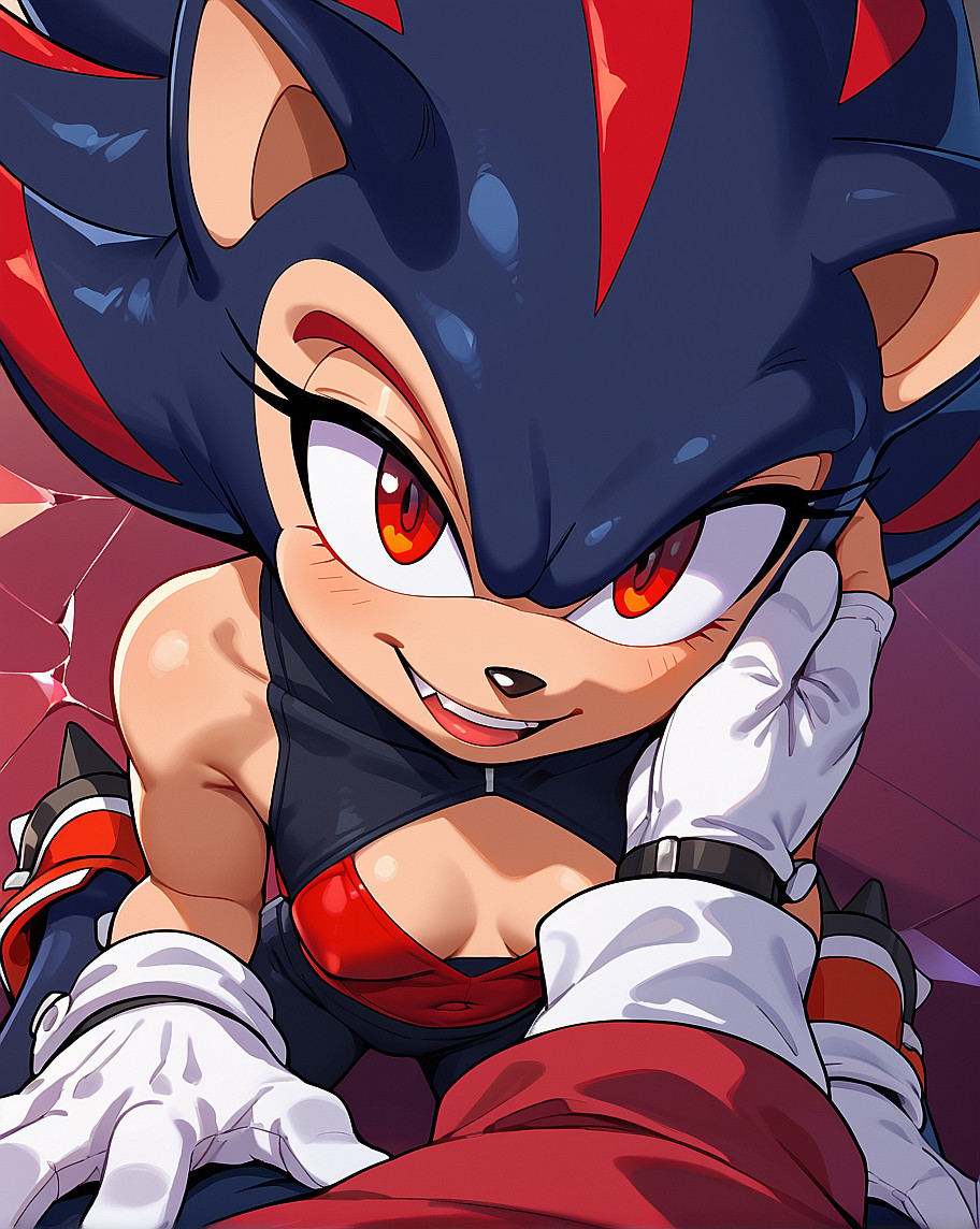 Shadow the hedgehog AI image
