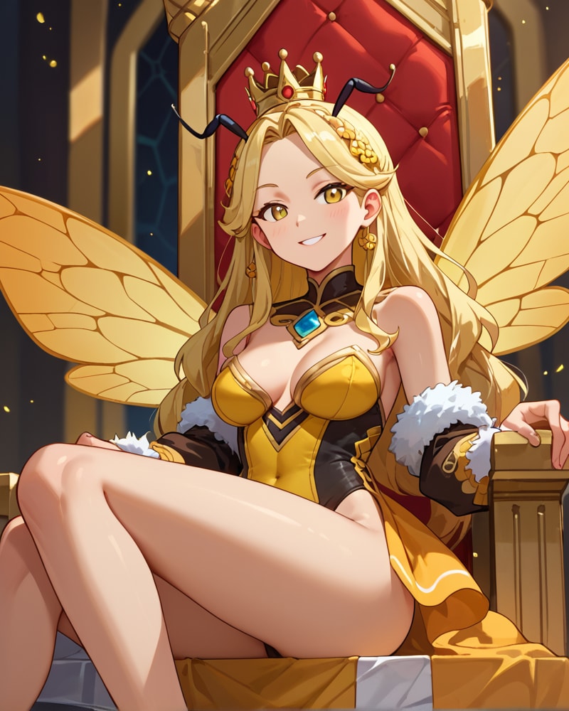 Queen Amber Honeydew AI image