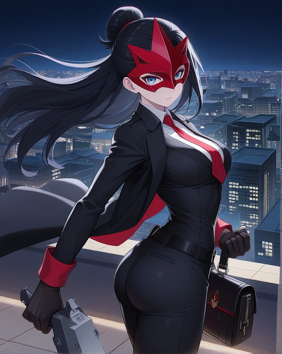 Aria Crimson the justice thief AI image