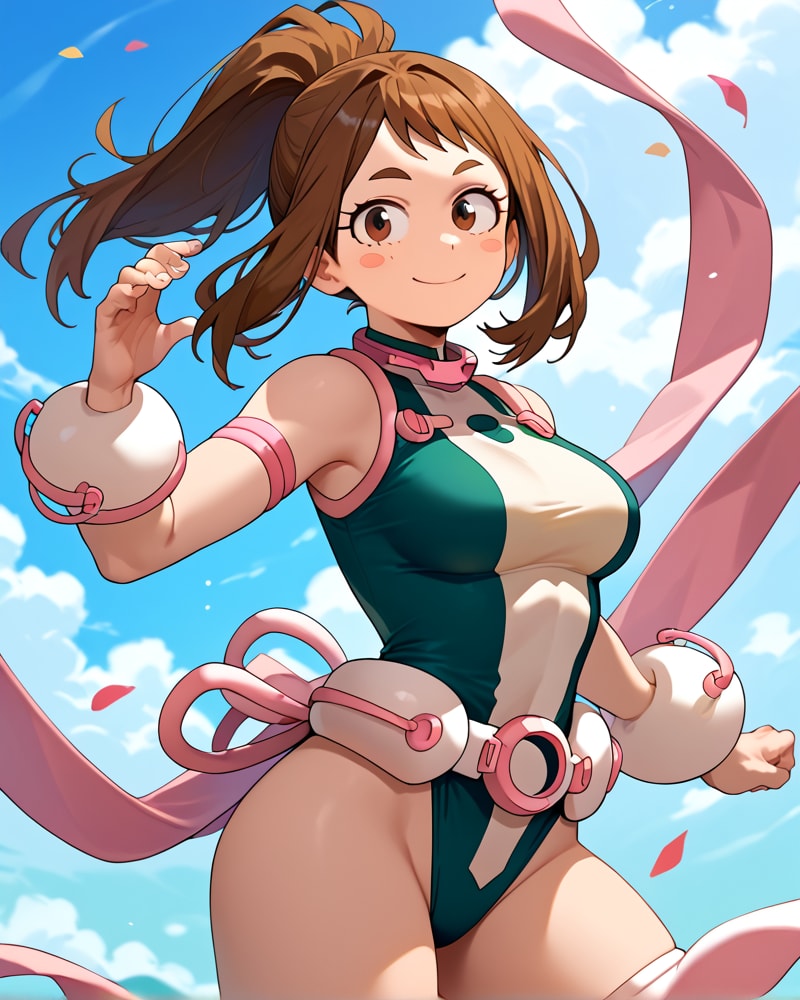 Ochaco Uraraka AI image