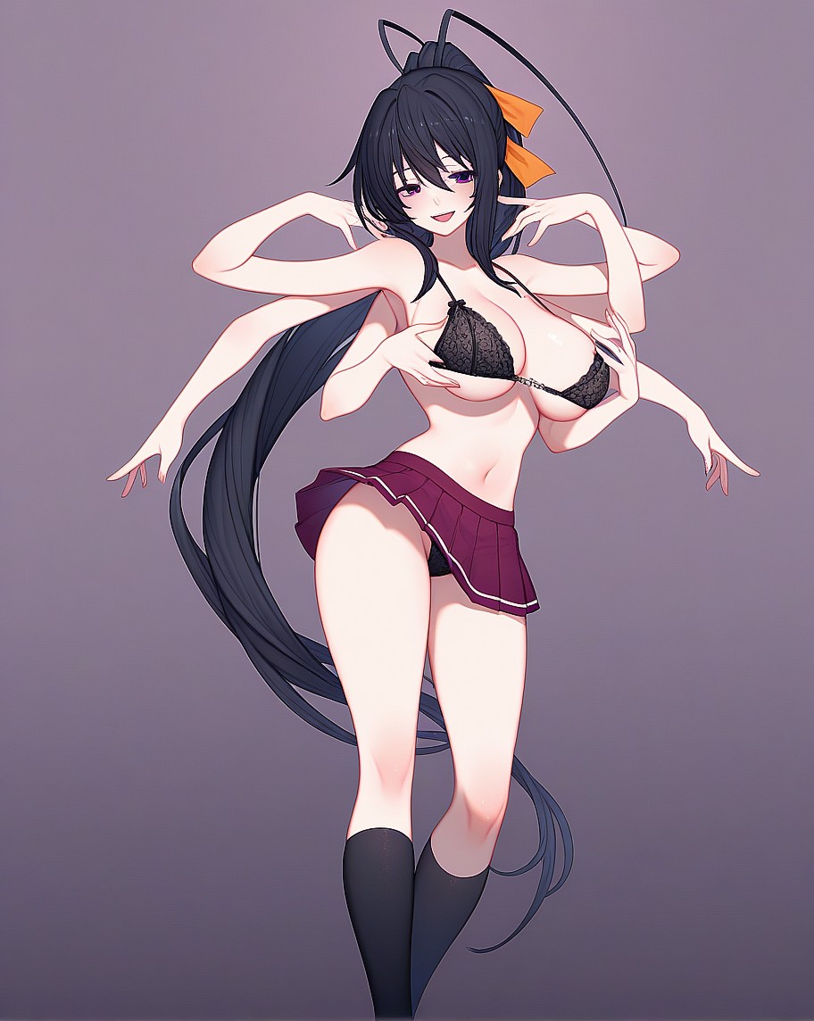 Akeno Himejima AI image