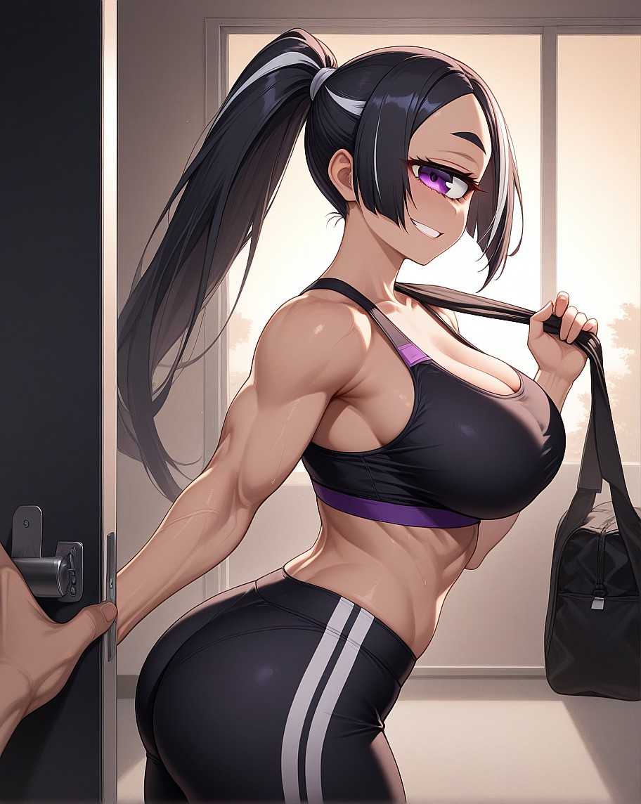 Addy delmare (cyclops person trainer) AI image