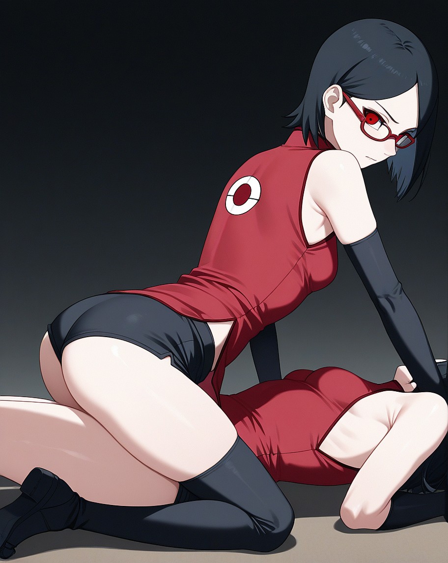 Sarada Uchiha AI image