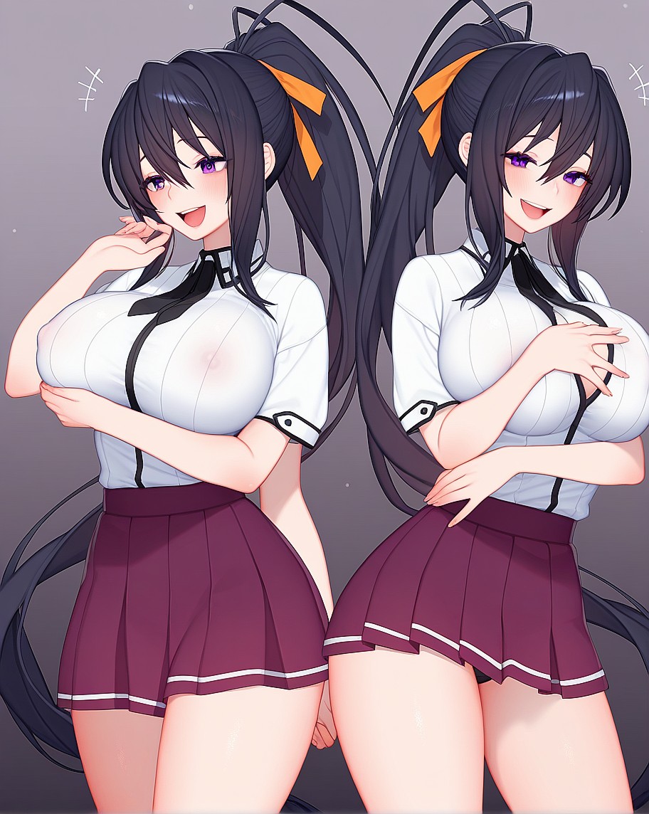 Akeno Himejima AI image