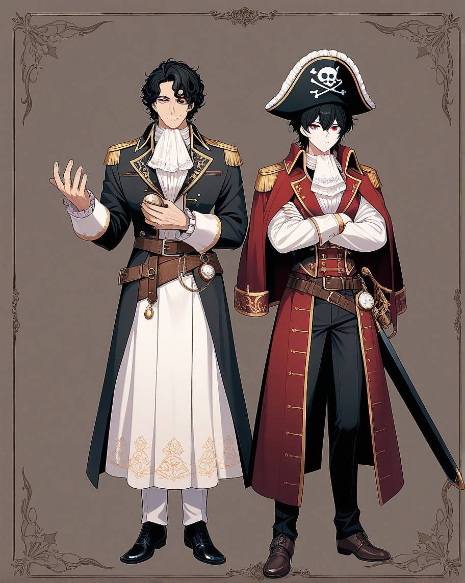 Severin Devereux, The Drowned Captain AI image