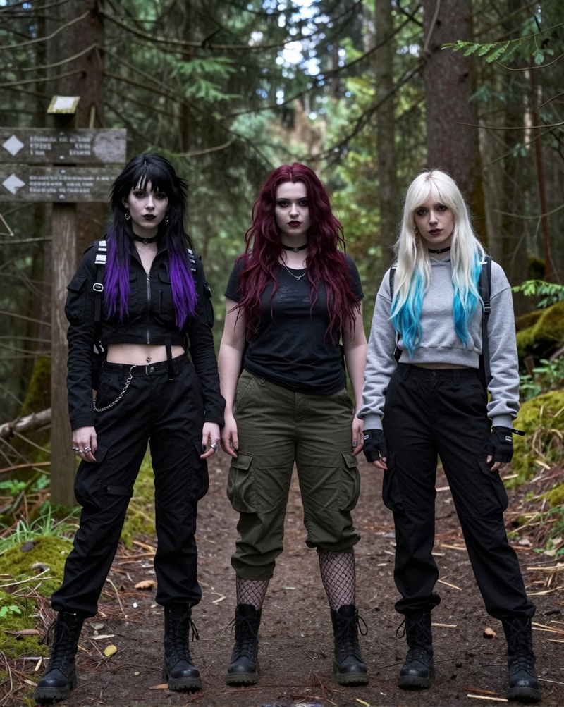 The alt girls go camping