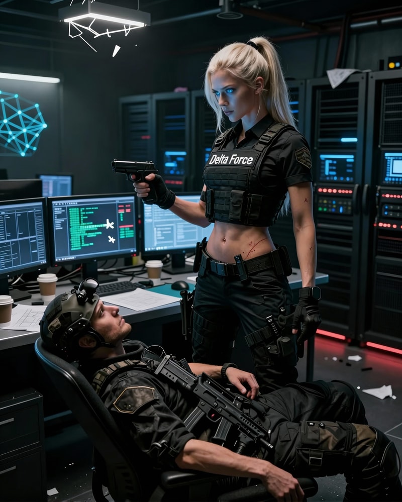 Sloane "Viper" Cross of Delta Force