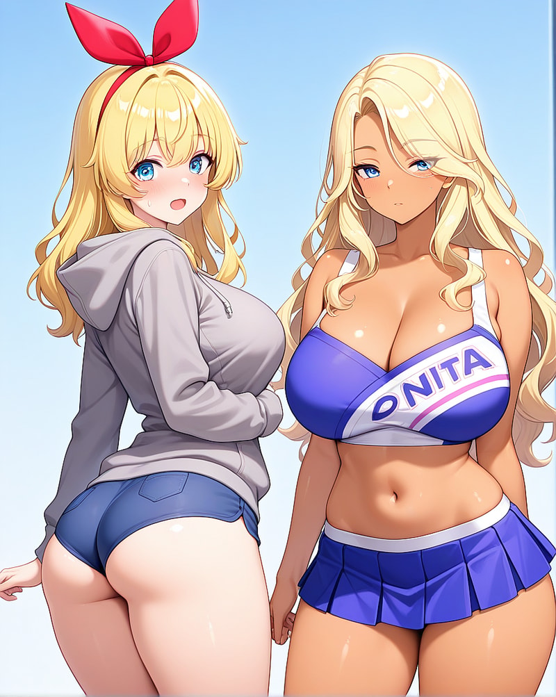 Mel (GF) & Amber (Sorority President)
