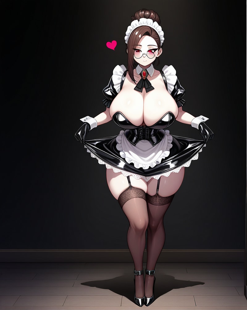 Olga and Femboy maid training