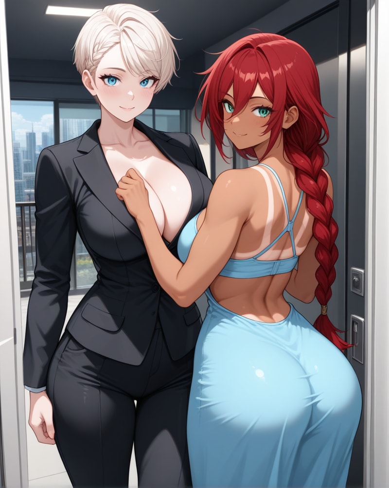 Hilda Van Lynden and Saskia Jensen