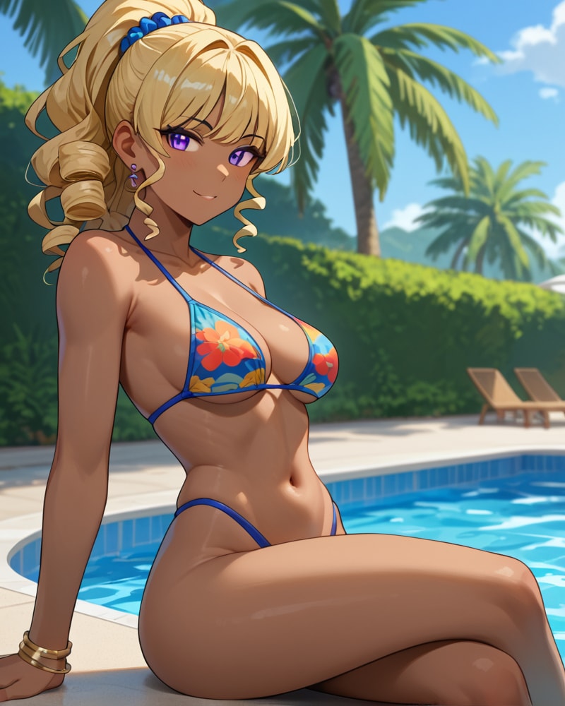 Natalie's pool party